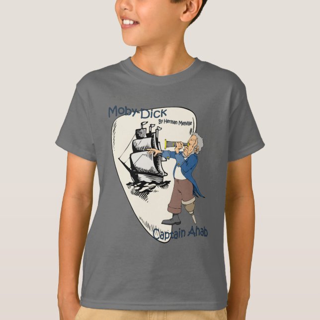 T-shirt Moby-Dick ou la baleine ~ Capitaine Ahab ~ Spyglas (Devant)