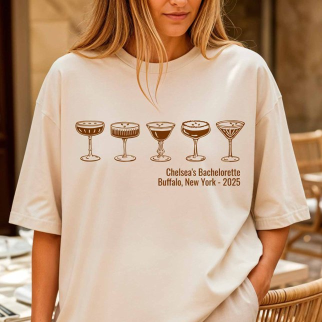 T-shirt Mocha Bridesmaid Espresso Martini Bachelorette (Créateur téléchargé)