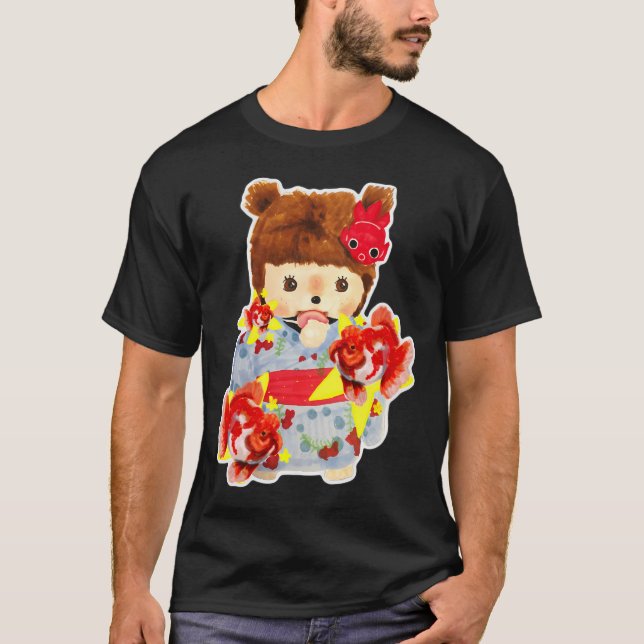 T-shirt Mochhichi Poisson Rouge (Devant)