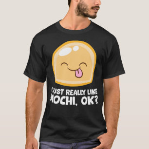T-shirt Mochi Japonais J'Aime Vraiment Mochi, Ok Pullov