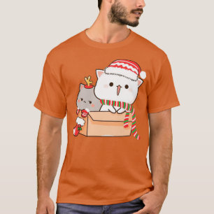 T-shirt Mochi Mochi Peach Cat Peach Peach et Goma Christma