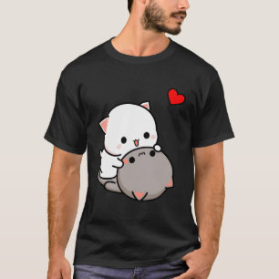 T-shirt Mochi Peach Chat Goma Players Chats Valentines Cou