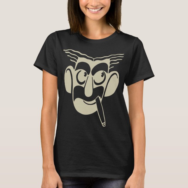 T-shirt Mod.2 Groucho Marx Brothers Artiste Acteur Comédie (Devant)