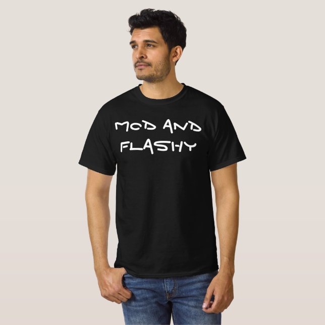 T-shirt mod et flashy (Devant entier)