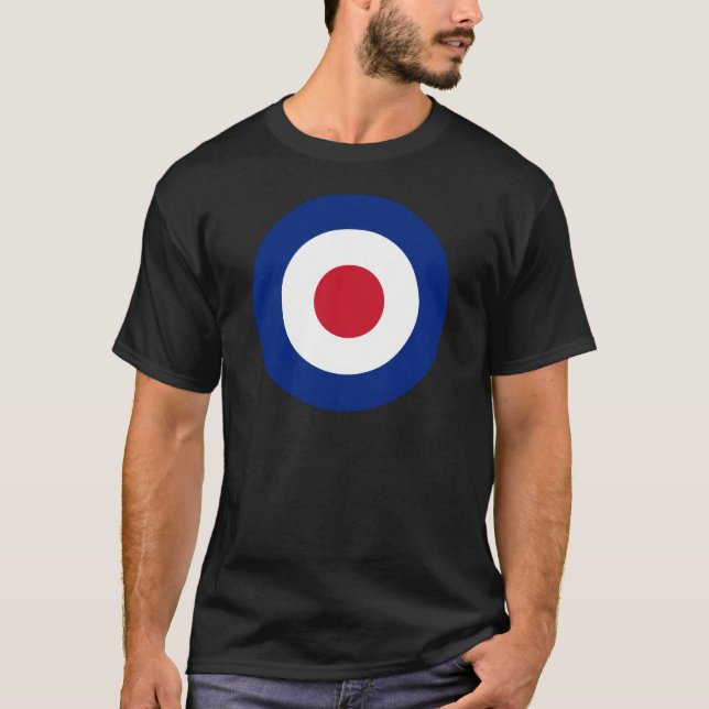 T-shirt Mod - Roundel classique - Cible de tir à l'arc pou (Devant)
