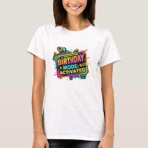 T-shirt Mode anniversaire : Activé Graffiti Womens'