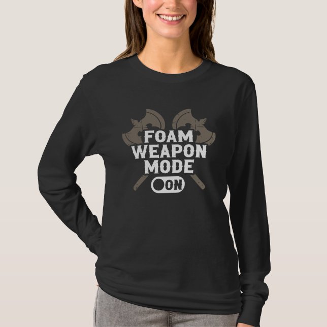 T-shirt Mode Arme en mousse activé Jouer un rôle Larping   (Devant)