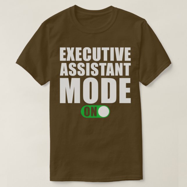 T-shirt Mode Assistant Exécutif (Design devant)