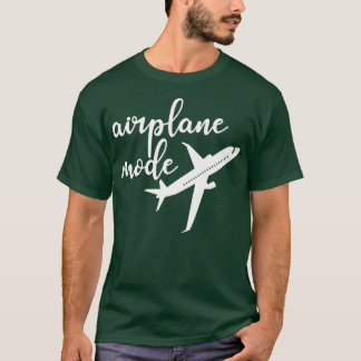 T-shirt Mode Avion De L'Accompagnateur De Vol Sur Un Vol D