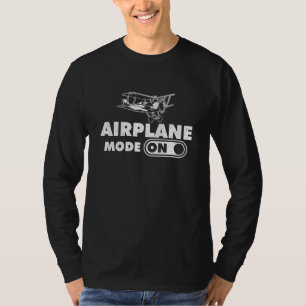 T-shirt Mode Avion Sur Aviateur Amateur Aérien Aérien