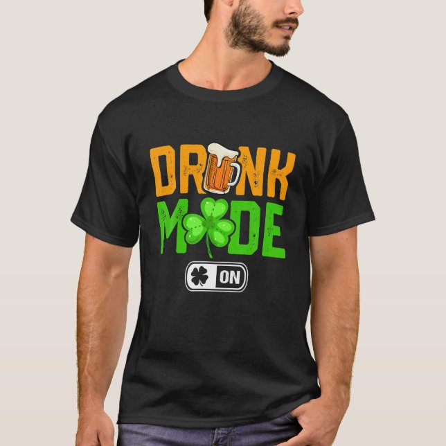 T-shirt Mode boisson St Patrick's Day Drinking Squad irlan (Devant)