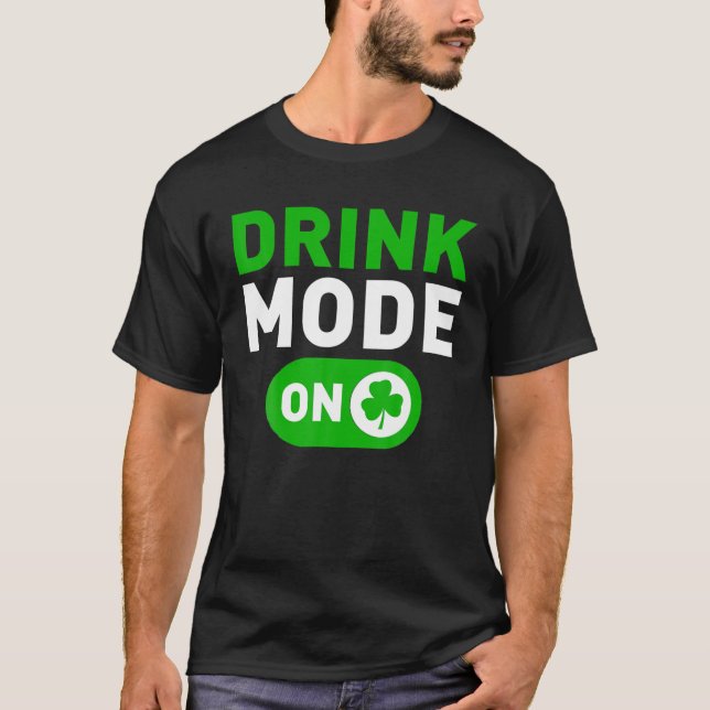 T-shirt Mode boisson Sur Funny St. Patrick's Day Irish Hol (Devant)