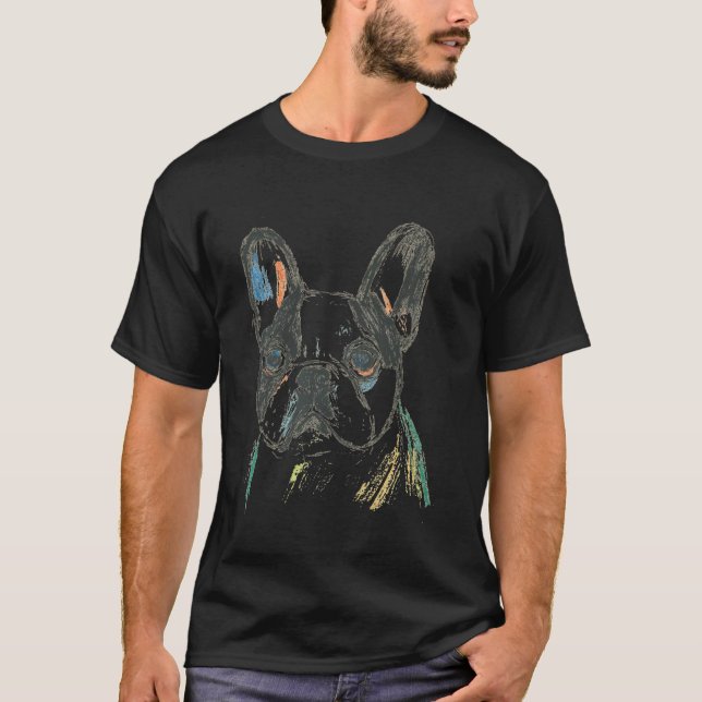 T-shirt Mode Bouledogue Français (Devant)