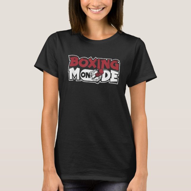 T-shirt Mode Boxer Sur Boxer Thai Boxer Kickboxer Boxer (Devant)