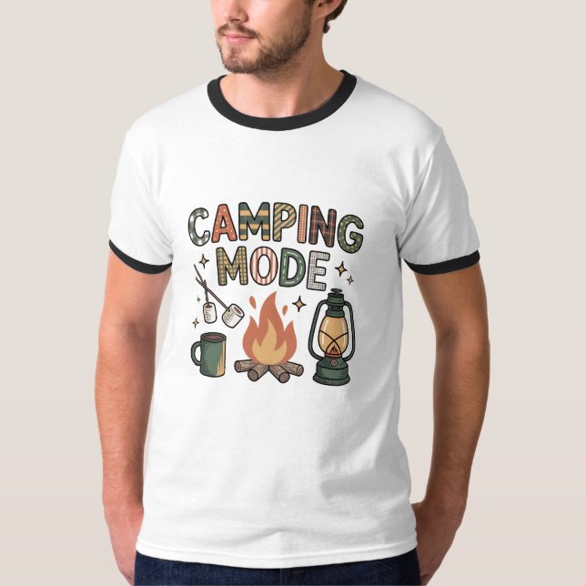 T-shirt Mode Camping  (Devant)