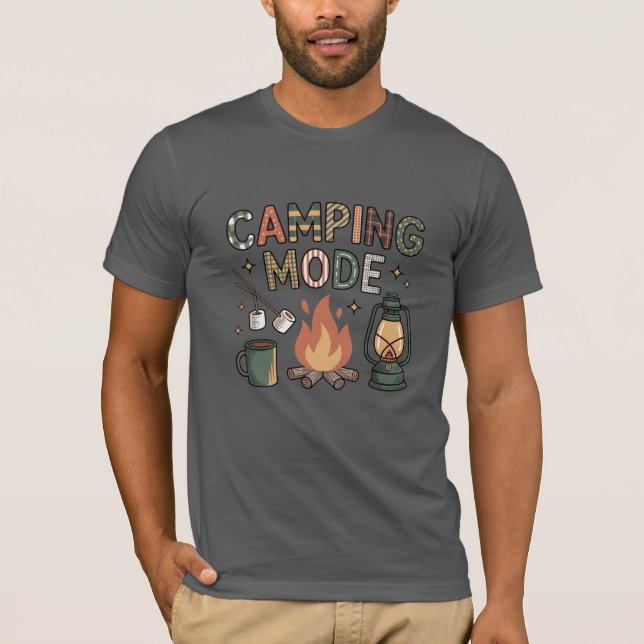 T-shirt Mode camping  (Devant)