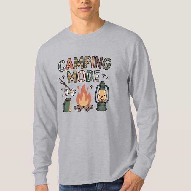 T-shirt Mode camping  (Devant)