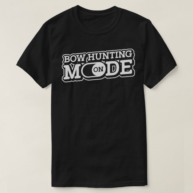 T-shirt Mode Chasse À La Boue Sur Le Cerf Buck Archer Bow (Design devant)