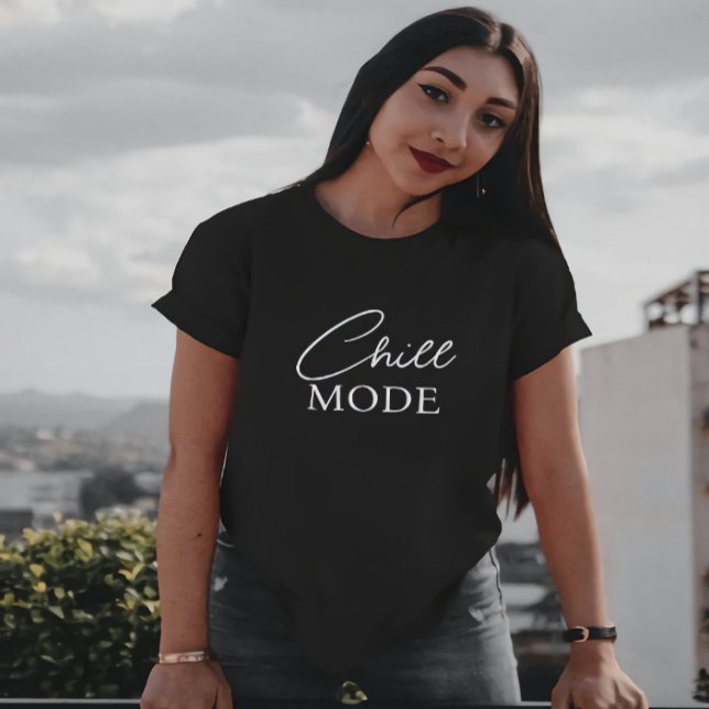 T-shirt Mode Chill : Vibes Détendues (Créateur téléchargé)