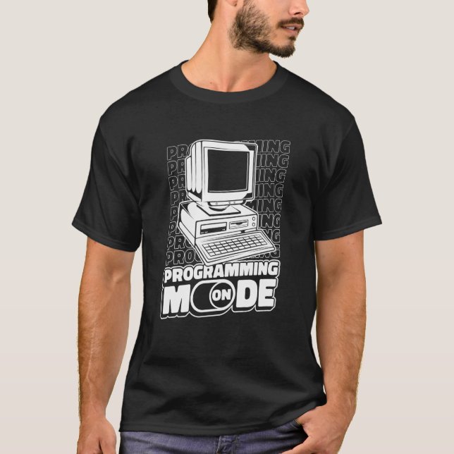 T-shirt Mode codeur développeur logiciel programmeur progr (Devant)