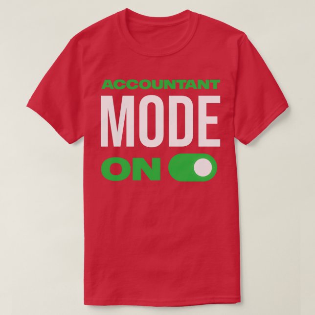 T-shirt Mode comptable ON Drôle période de préparation fis (Design devant)