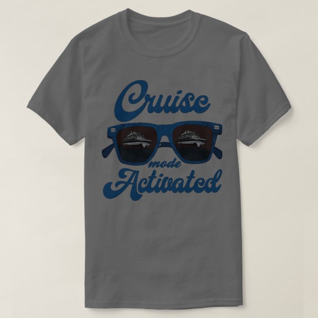 T-shirt Mode croisière activé (Design devant)
