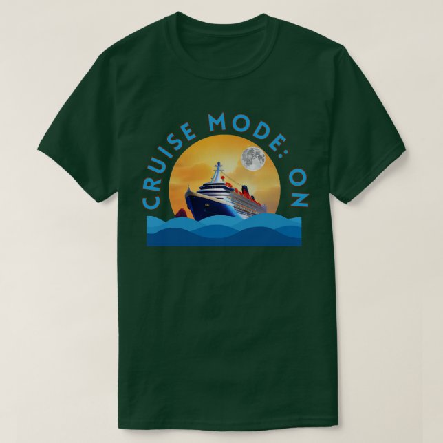 T-shirt mode croisière sur (Design devant)