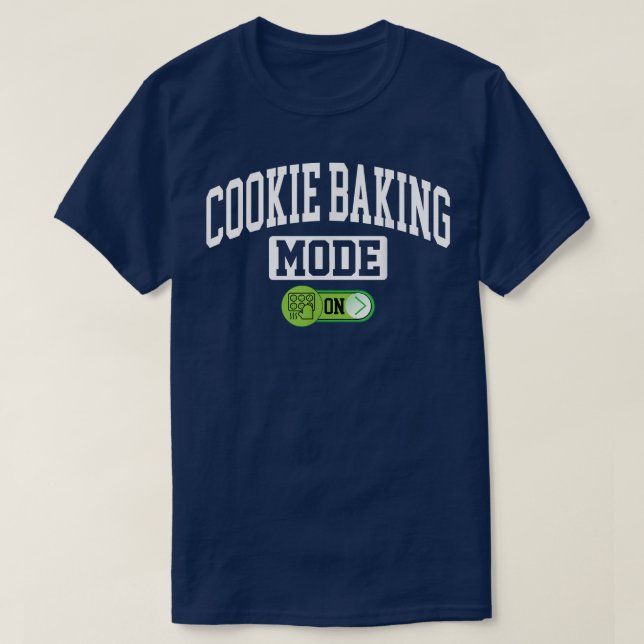 T-shirt Mode cuisson de biscuits sur le gâteau amusant Bak (Design devant)
