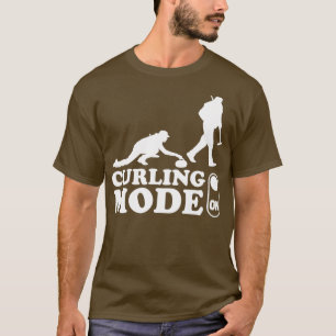 T-shirt Mode Curling Sur Curler Curling Stone Curling Jeu