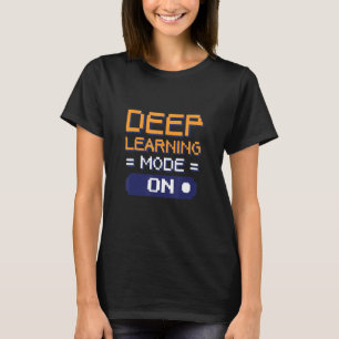 T-shirt Mode D'Apprentissage Profond Sur Les Ingénieurs De