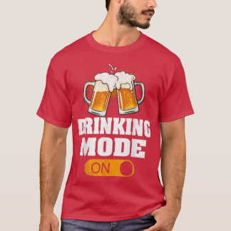 T-shirt Mode De Boisson Drôle Sur Le Louveur De Bière À Bo
