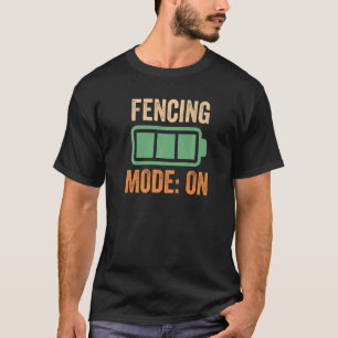 T-shirt Mode de clôture sur batterie