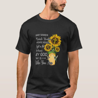 T-shirt Mode de fabrication Promesse Waymaker Keeper Mirac