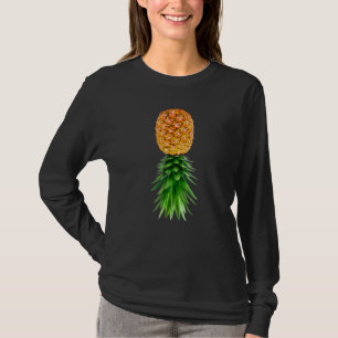 T-shirt Mode de fête à l'envers de l'ananas Swinger Vanill