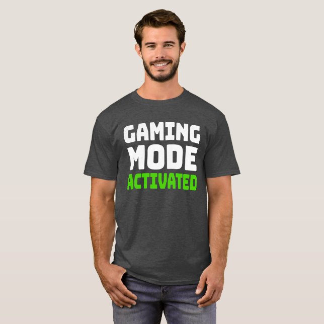 T-shirt Mode de jeu activé (Devant entier)