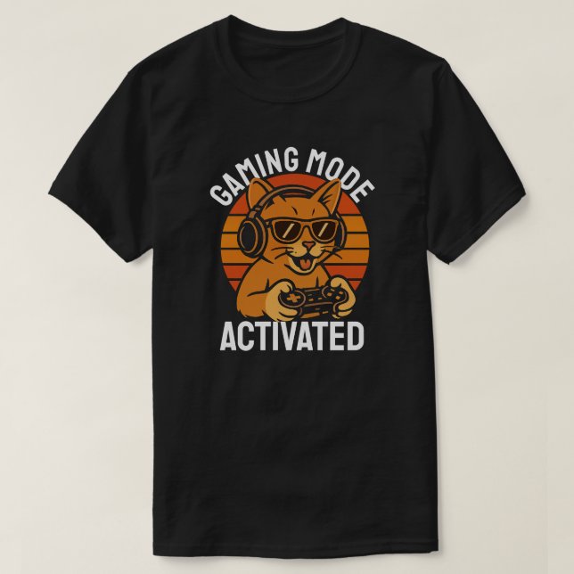 T-shirt Mode de jeu activé (Design devant)