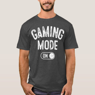 T-shirt Mode de jeu activé Cadeau drôle de joueur Hommes S