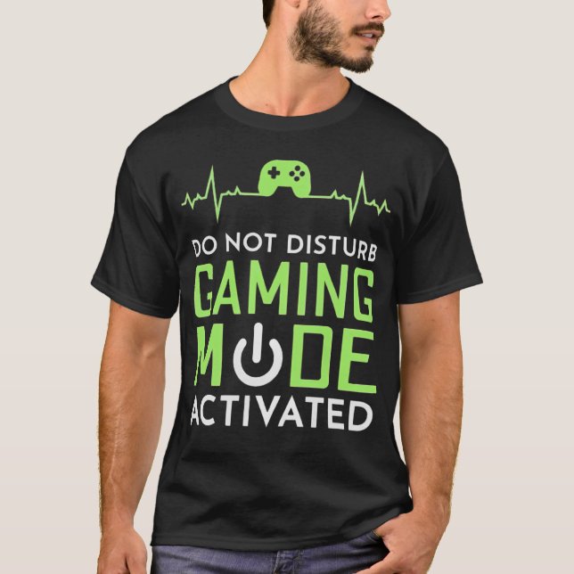 T-shirt Mode de jeu Ne Pas Déranger Activé (Devant)