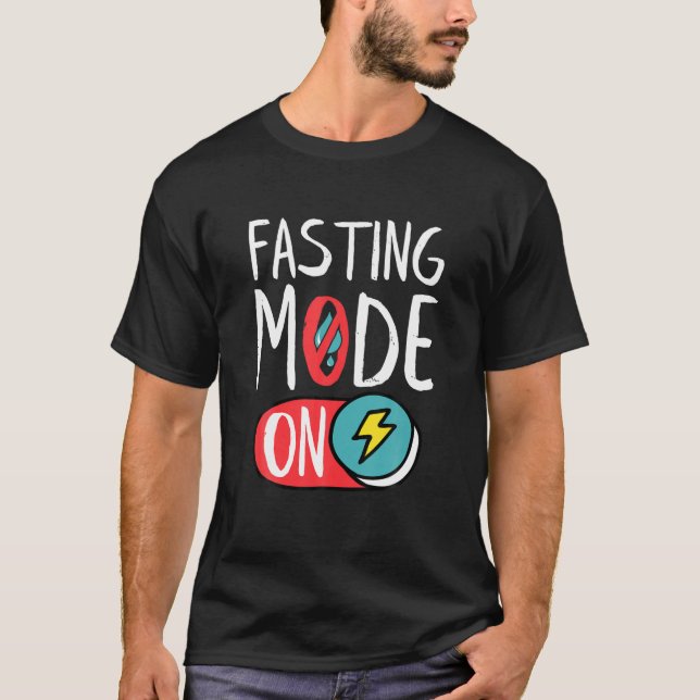 T-shirt Mode De Jeûne Activé, Perte De Poids Du Ramadan Et (Devant)