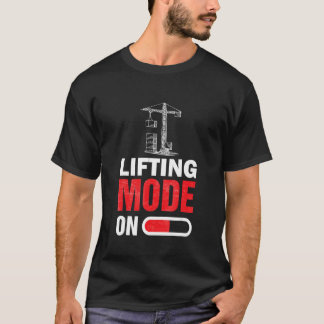 T-shirt Mode de levage sur le conducteur de grue