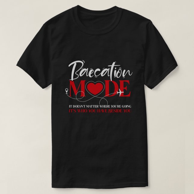 T-shirt Mode de location Couples vacances, location (Design devant)
