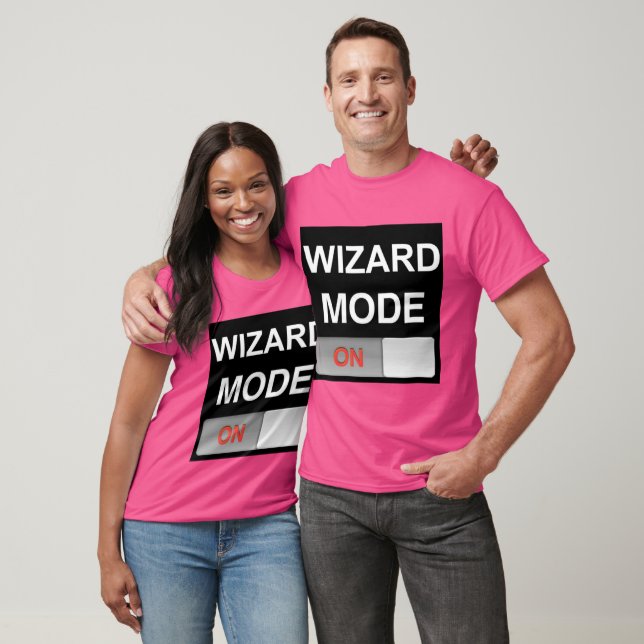 T-shirt Mode de magicien : Édition foncée - le double a (Unisexe)