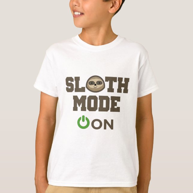 T-shirt Mode de paresse dessus (Devant)