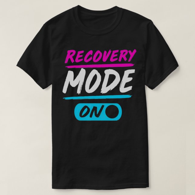 T-shirt Mode de récupération de la chirurgie Tonsil activé (Design devant)
