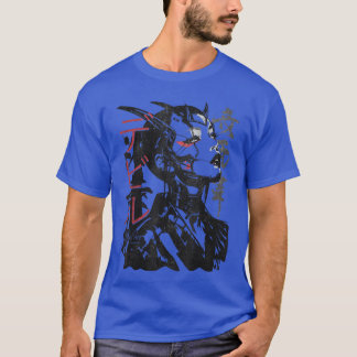T-shirt Mode de rue japonaise Cyberpunk Y2Kechwear Rétro H