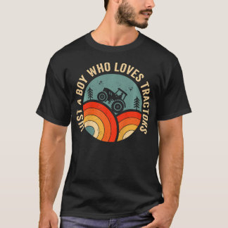 T-shirt Mode de vie à la ferme pour enfants Juste un garço