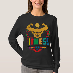T-shirt Mode de vie Fitness – S'entraîner dur rester fort
