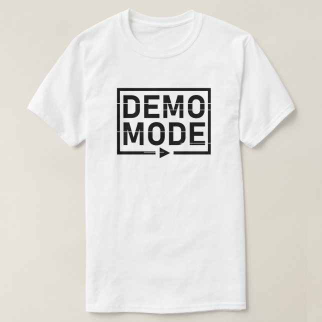 T-shirt Mode démo Audio V1 (Design devant)