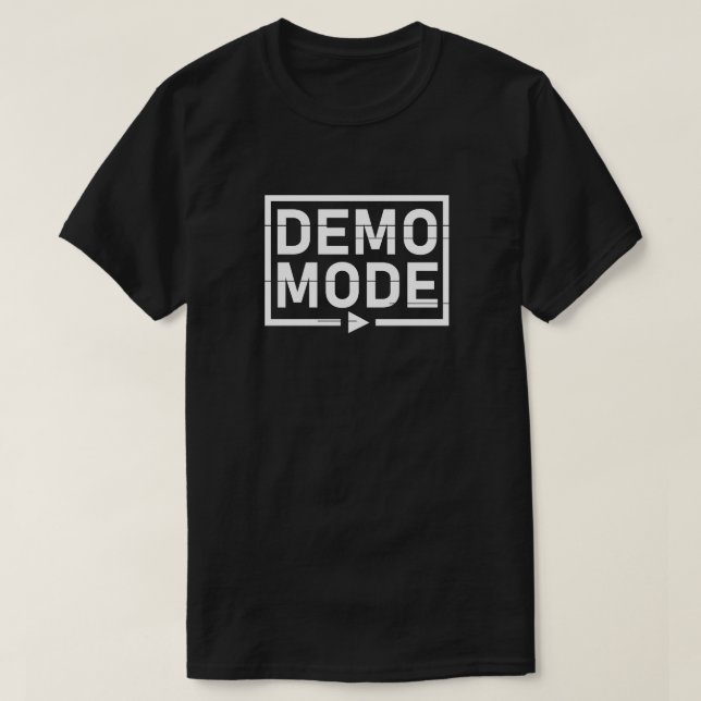T-shirt Mode démo Audio V2 (Design devant)
