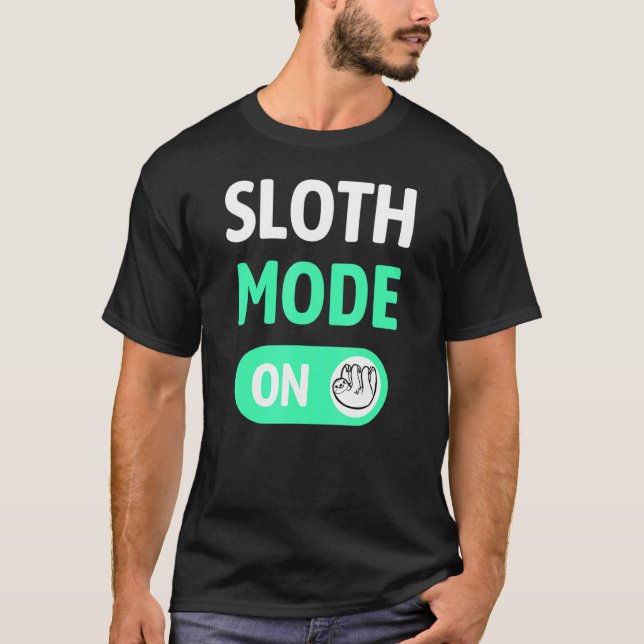 T-shirt Mode d'emplacement activé - Fente Lazy réfrigérée (Devant)